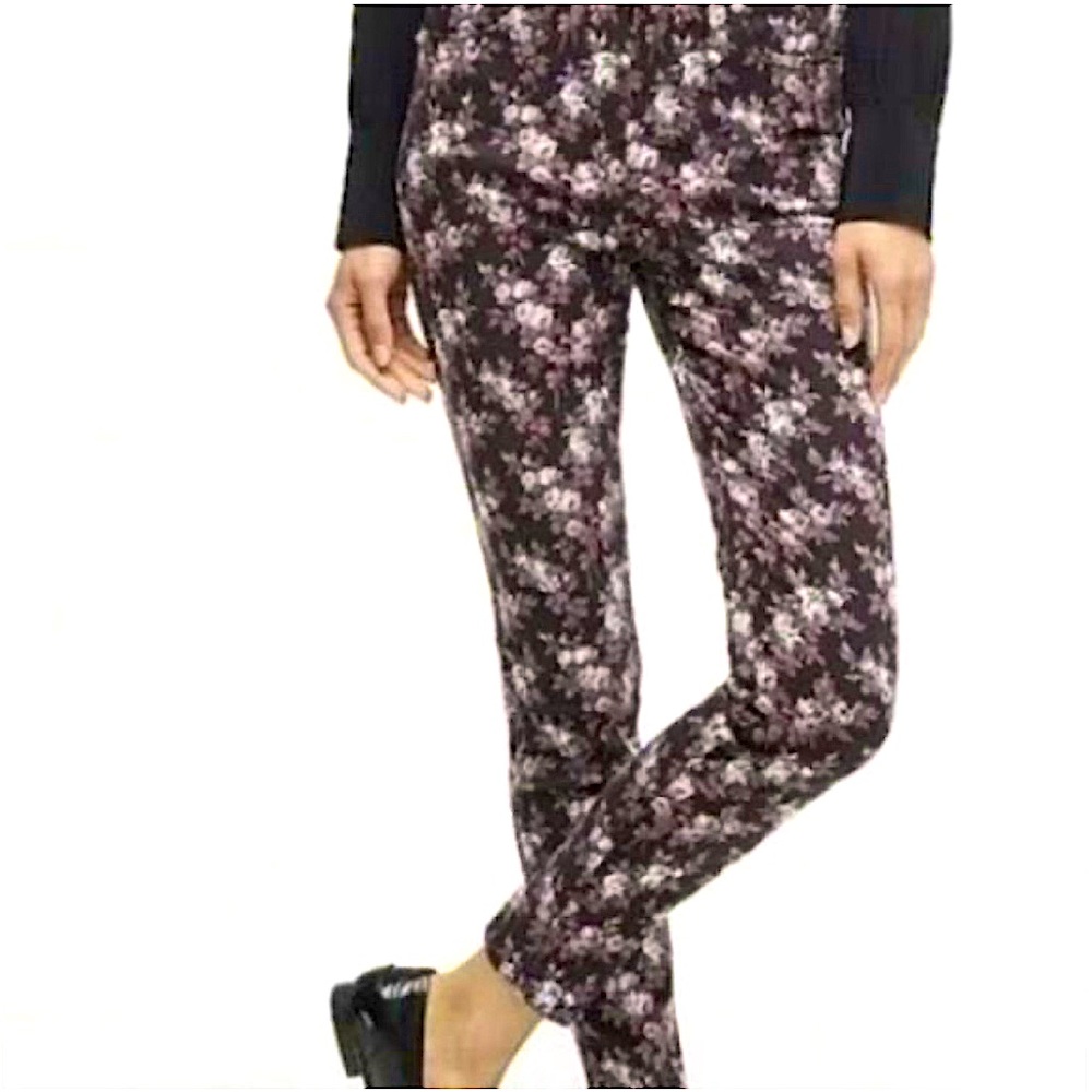 J.Crew Point Sur Floral 10” hightower straight jean. 23 Excellent used condition